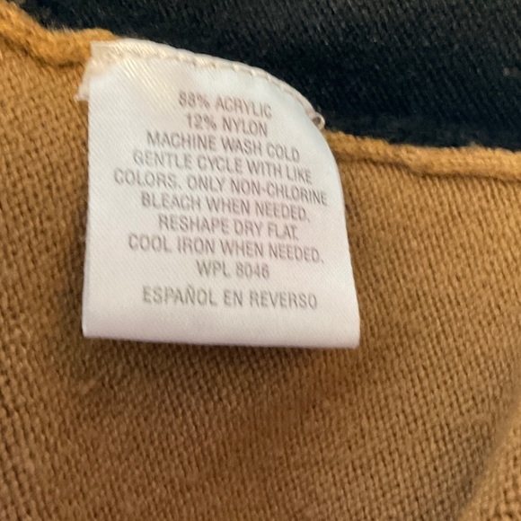 JM Collection Black Colorblock Sweater - Picture 6 of 7